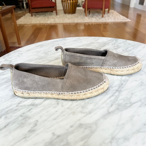 Balenciaga Gray Suede Round Toe Espadrilles Size EU 37 /US 6.5 - 7 - Picture 3 of 6